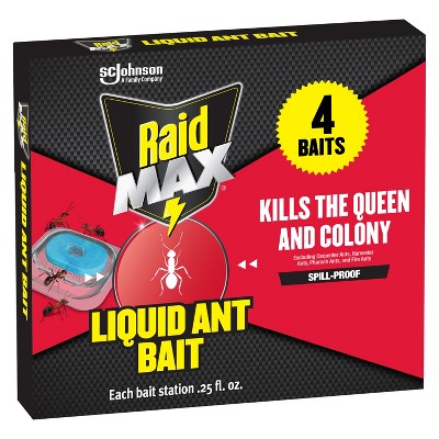 Raid Max Liquid Indoor Ant Traps - 4ct