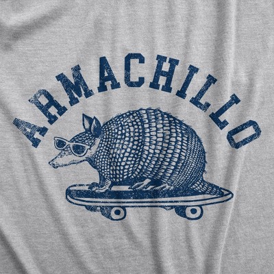 Мужские футболки Crazy Dog T-Shirts, Inc. Mens Armachillo T Shirt Funny Cool Chilling Armadillo Joke Tee for Guys - Crazy Dog Men's T Shirt for Animal Lovers Light Grey XL — фото 2