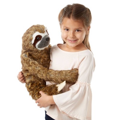 Melissa Doug Stuffed Animal Sloth
