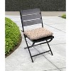 18" x 18" Outdoor Dining Seat Pad - Jordan Manufacturing - 2 of 3