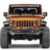 Full Width Front Bumper with Winch Plate for 2007-2018 Jeep Wrangler JK & JKU - Heavy-Duty Rock Crawler Bumper with D-Ring - 3 of 4