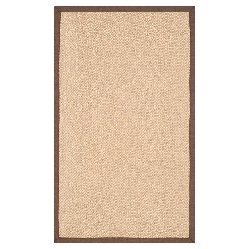 Natural Fiber Rug - Maize/Brown - (4'x6') - Safavieh