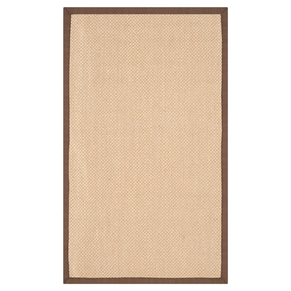 Natural Fiber Rug - Maize/Brown - (3'x5') - Safavieh