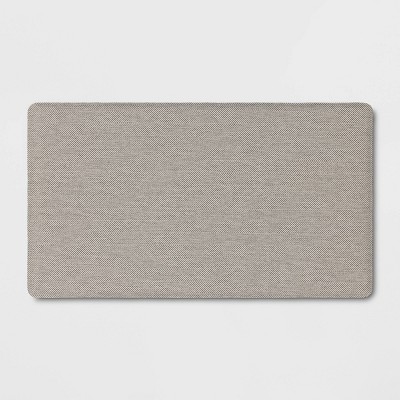 1'8"x3" Rectangle Indoor Floor Mat Light Gray - Threshold™