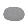 Unique Bargains Trivet Oval Rope Coaster Cotton Non-Woven Fabric 12.6"x8.66"x0.31" - 3 of 3