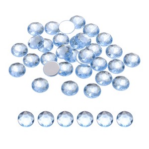 Unique Bargains Acrylic Flat Back Diamond Gems Bead for Face Painting DIY Crafts 50 Pcs - 1 of 4