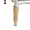 Sapphtopaz Patio Dining Chairs Outdoor Dining Chairs with Cushions, Right Arm for Garden, Backyard, Balcony - 2 of 4