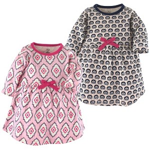 Luvable Friends Touched by Nature Long-Sleeve Dresses 2pk Set - 1 of 1