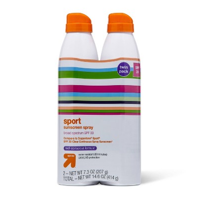 Sport Sunscreen Spray Twin Pack - SPF 30 - 14.6oz - up & up™