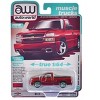 2005 Chevrolet Silverado SS Custom Pickup Truck Candy Apple Red "Muscle Trucks" Series 1/64 Diecast Model Car by Auto World - 4 of 4