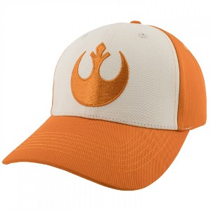 Adult Star Wars Rebel Alliance Logo Orange Colorway Snapback Hat - 1 of 4