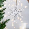 TopComfy Decorative Object Iron Snowflake Hanger Set of 6 for Holiday Party Decorations, White, 6.3"*1.8"*6.7" - 4 of 4