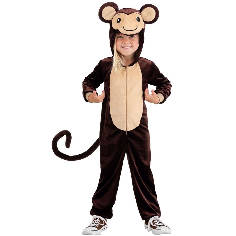 HalloweenCostumes.com Toddler Silly Monkey Kid's Costume, 1 of 5