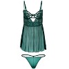 Adore Me Women's Rae Babydoll Lingerie - 4 of 4