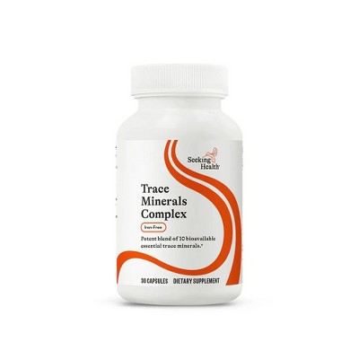 Seeking Health Trace Minerals Complex, Iron Free, 30 Vegetarian Capsules
