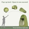 NAYSAYE Family Camping Tent 3 to 4 Person Portable Canopy with UV Protection and Mosquito Net for Outdoor Adventure, Off White, 94.48"*94.48"*61.02" - 4 of 4