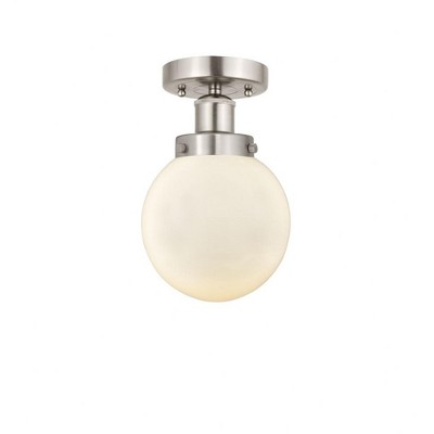 Beacon - 1 Light Semi-Flush Mount In Industrial Style-8.25 Inches Tall and 6.5 Inches Wide