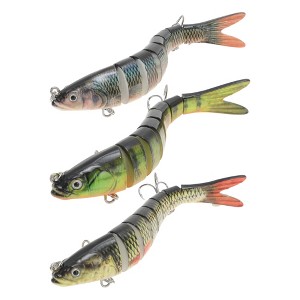 Unique Bargains Freshwater Lifelike Catfish Fishing Lures 3D Eyes for Enhanced Attraction 3 Pcs - 1 of 4