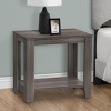 FURNIinspire End Tables Multifunctional Side Table Living Room Sofa Beside Table for Bedroom Office, Transitional, Grey, 23.75"*11.75"*22" - 2 of 3