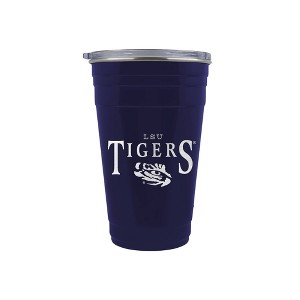 NCAA LSU Tigers Tailgater Tumbler - 22oz: Stainless Steel, Acrylic Lid - 1 of 2