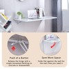 Laundry Room Folding Table. Wall Mounted for Small Spaces. Fold Down Desk - 4 of 4