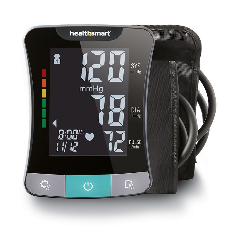 MABIS Multiple Sizes Arm Home Automatic Digital Blood Pressure Monitor 1-Tube Black 1 Each, 1 of 6