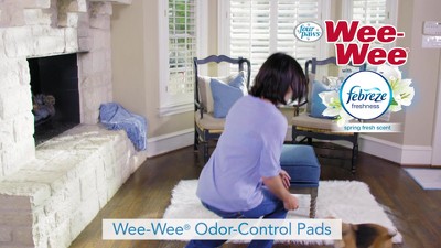 Wee wee best sale pads odor control