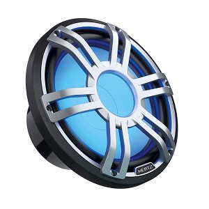 Hertz HMS 12 S2-LD-G - 12" 2-Ohm Marine Subwoofer with RGB LEDs, Gray Sport Grille - 1 of 3