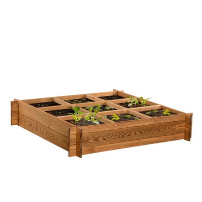 Tierra Garden Square On-Ground Raised Bed