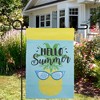 Northlight Hello Summer Pineapple Outdoor Garden Flag - 12.5" x 18" - 3 of 4