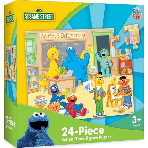 MasterPieces 24 Piece Jigsaw Puzzle for Kids - Sesame Street School Time