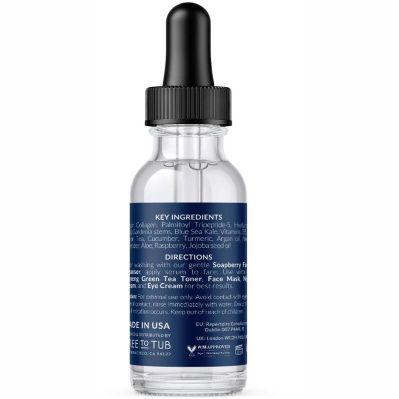 Tree To Tub Collagen Serum For Face - Anti Aging & Plumping Serum For Women & Men With Sustainable Vegan Collagen For Face with Hyaluronic Acid, 5 of 12