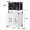 ALEXOUN 2 Tier Laundry Sorter, 4 Removable Bags, Space Saving Design, Easy Assembly, 4-Section Sorting for Laundry Room, Bedroom & Families - 3 of 4