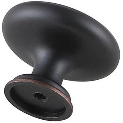 Oil-Rubbed Bronze Mushroom Knob Set of 10