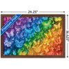 Trends International Brigid Ashwood - Rainbow Butterflies Framed Wall Poster Prints - 3 of 4