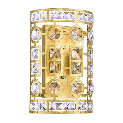 CWI Lighting Belinda 2 Light Wall Sconce With Champagne Finish
