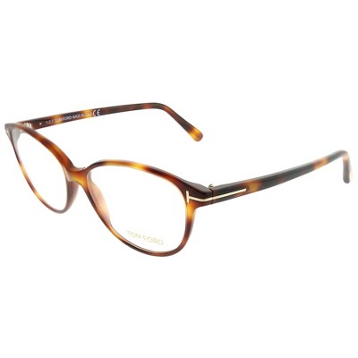 Tom Ford Soft Cat-Eye  053 Womens Cat-Eye Eyeglasses Blonde Havana 53mm