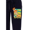 The Flintstones Womens' Cartoon TV Show Pebbles Sleep Pajama Pants Black - 2 of 3