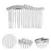 Unique Bargains Women's S-shaped Rhinestones Side Comb 1 Pc - 3 of 4