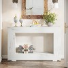 Lantine Farmhouse Console Table, 47 Inches Entryway Console Table with Storage, Industrial Hallway Accent Table for Living Room, Entrance - 4 of 4