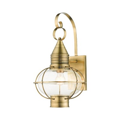 Livex Lighting Newburyport 1 - Light Wall Light in  Antique Brass