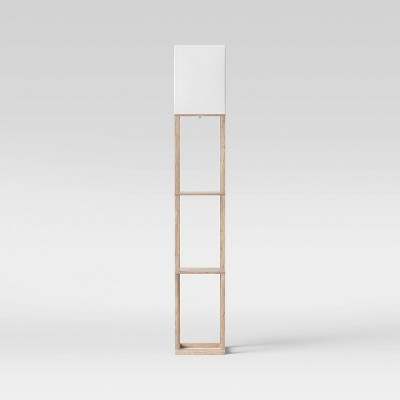 Shelf Floor Lamp Light Wood - Threshold™