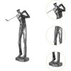 NotArt Modern Golf Sculpture - Handcrafted Resin Golfer Figurine for Home Office Decor - 3 of 4