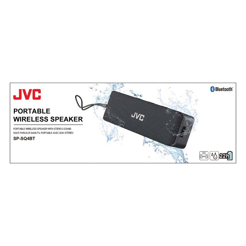 JVC® True Wireless Stereo Portable Bluetooth® Speaker, Black, SPS-Q4BT, 3 of 5