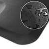 Saloniture 3 ft. x 5 ft. Salon & Barber Shop Chair Anti-Fatigue Floor Mat for Square Chair Base - Black Rectangle 1/2" Thick - 4 of 4