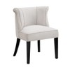 Grungis Polyester Accent Chairs,Living Room Chairs with Curved Back and Espresso Finish Legs,Comfy Chairs for Living Room,Bedroom - 2 of 4