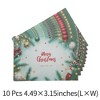 Unique Bargains Christmas Greeting Card Multicolor 4.5 "x 3.1" 10 Pcs - 3 of 4