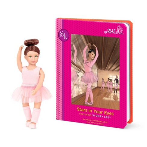 Our Generation Read Play Set 6 Ballerina Mini Doll Sydney Lee With Storybook Target