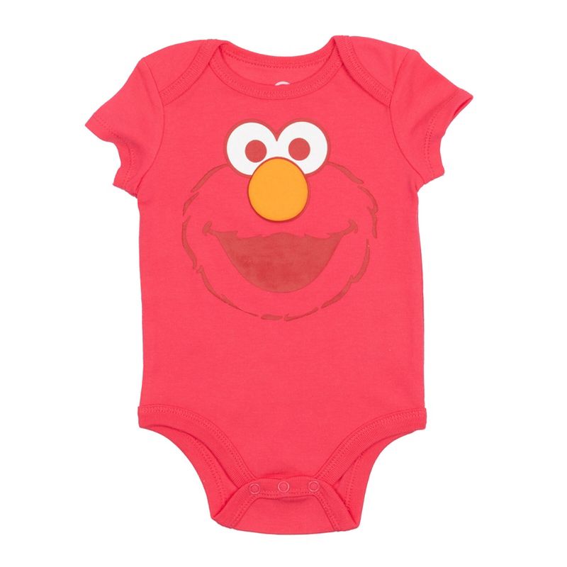 Sesame Street Baby 5 Pack Bodysuits Newborn to Infant, 5 of 8