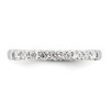 Black Bow Jewelry 14K White Gold 1/5 to 3/4 Ctw Lab Created Diamond 9-Stone Tapered Band - 3 of 4